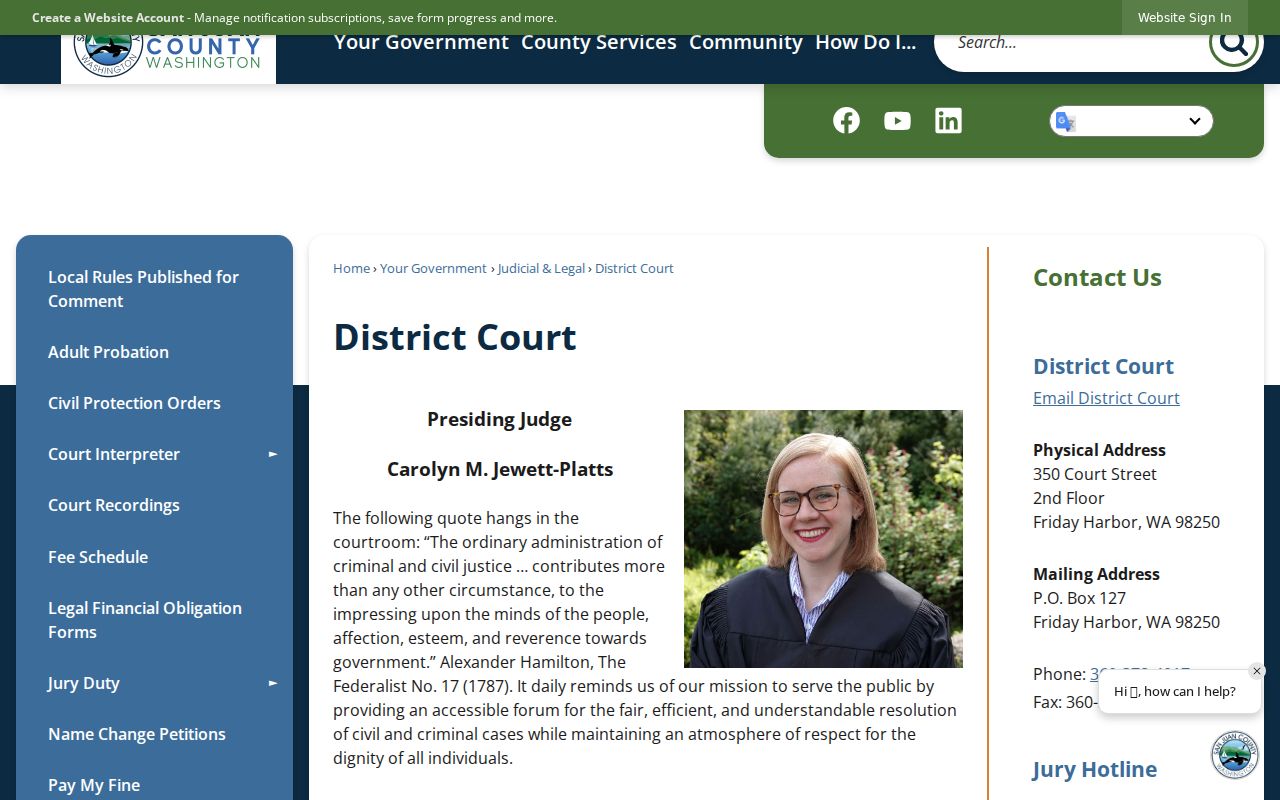 San Juan County criminal court cases District Court page