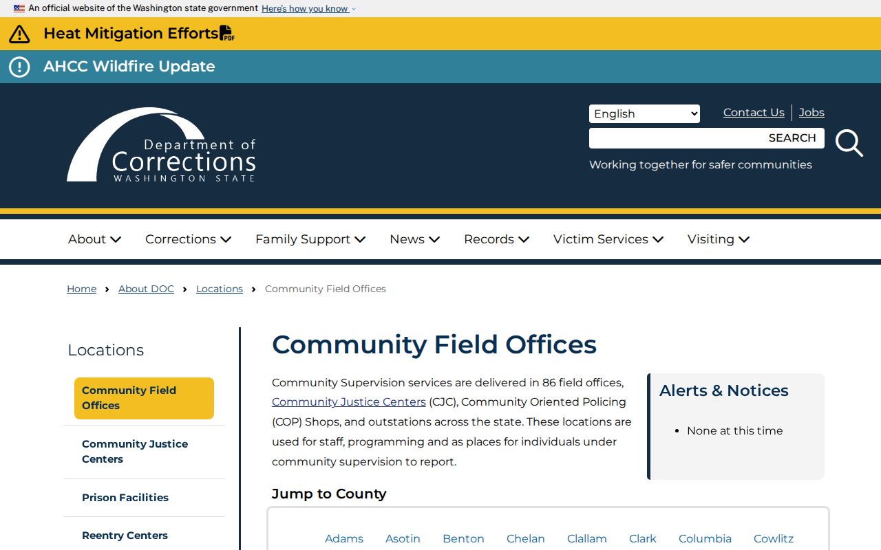San Juan County criminal supervision community corrections offices